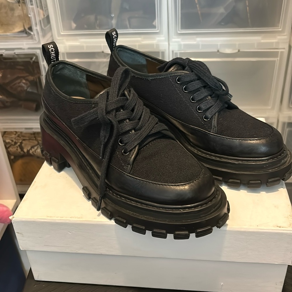 Chunky oxfords